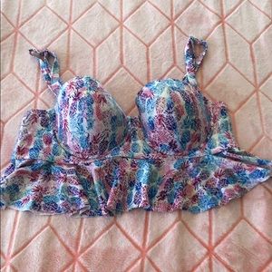 Torrid pineapple swim top